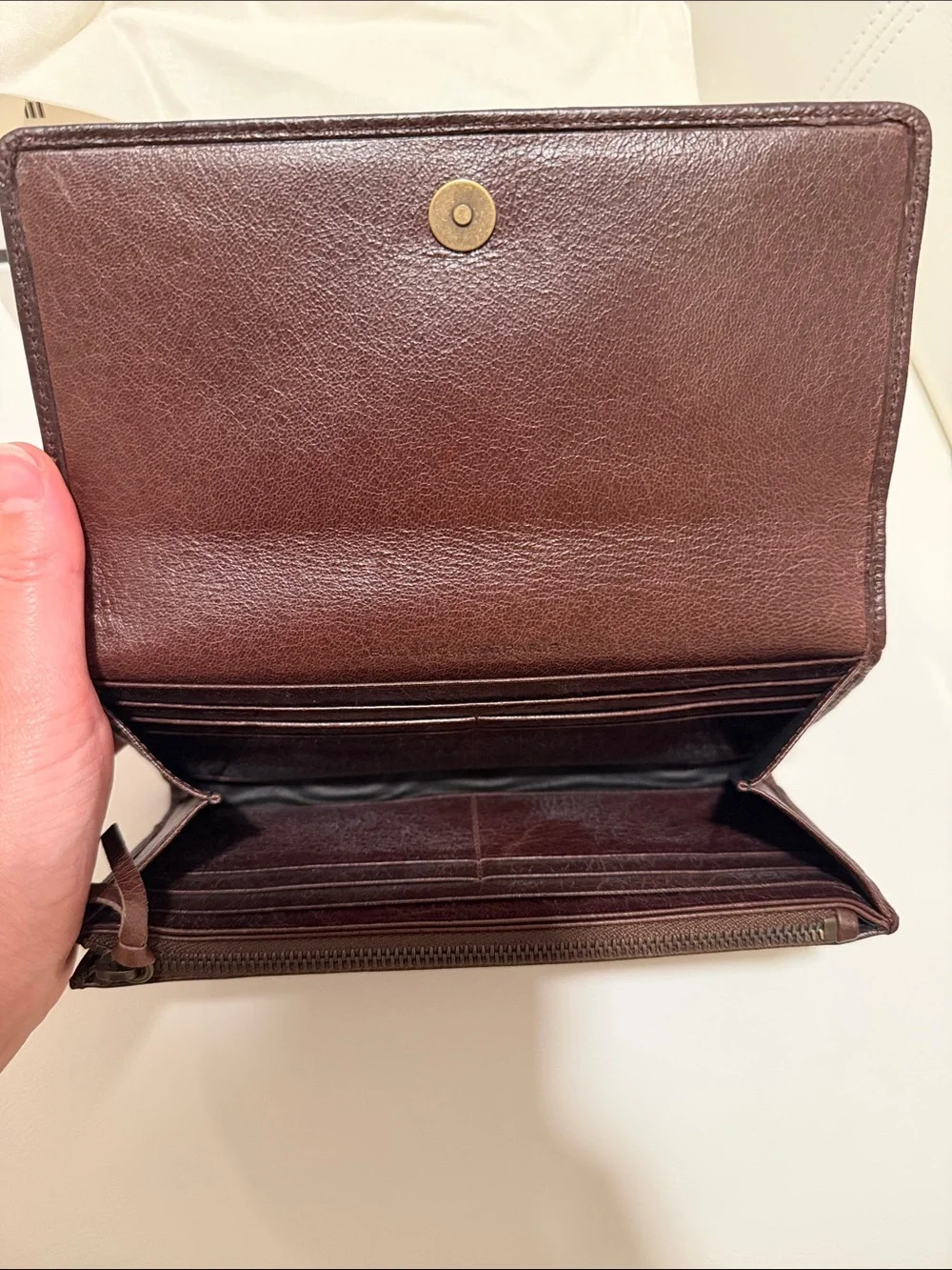 Balenciaga Classic Money Leather Wallet